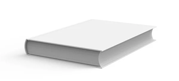 Modelo de livro de capa dura em branco — Fotografia de Stock