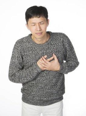 Adam kalp krizi geçirerek acı