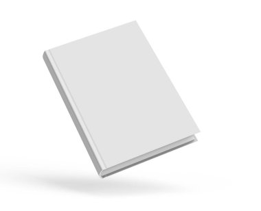 Boş sert kapak kitap şablonu