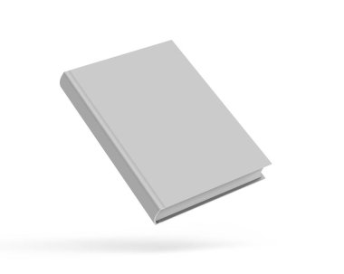 Boş sert kapak kitap şablonu