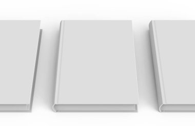 Boş sert kapak kitap şablonu