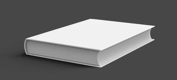 Plantilla de libro de tapa dura en blanco — Foto de Stock