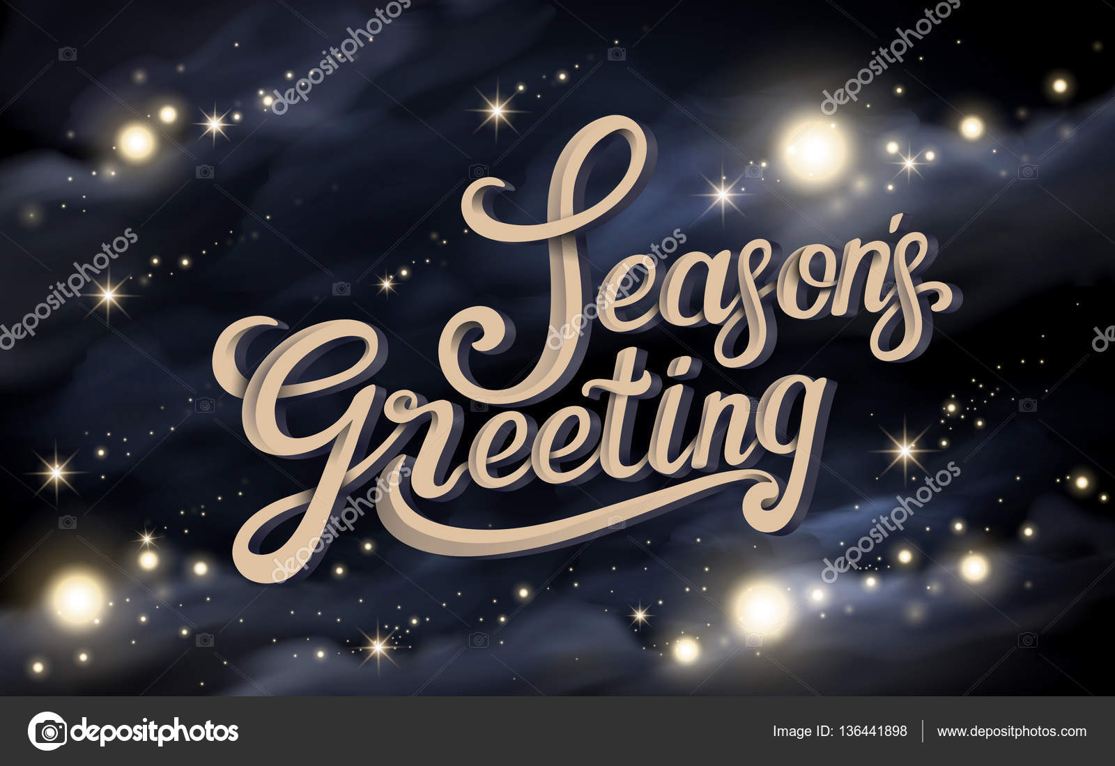Season's greeting template Stock Vector Image by ©HstrongART 136441898