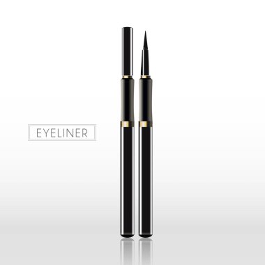 Siyah eyeliner şablonu