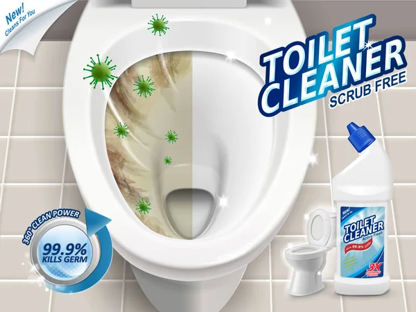 Tuvalet temizleyici reklamlar