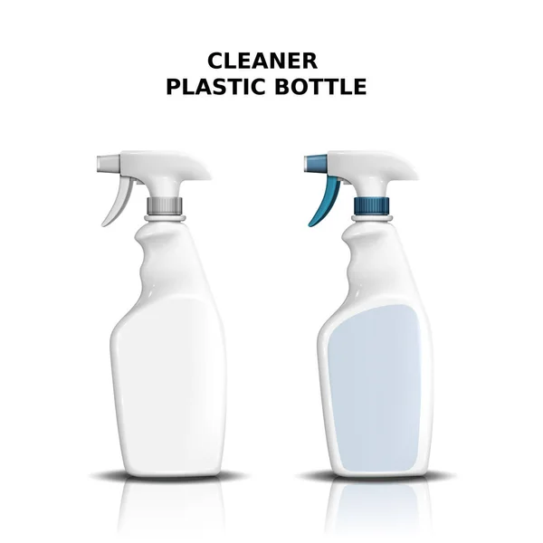 清洁塑料瓶样机 — 图库矢量图片