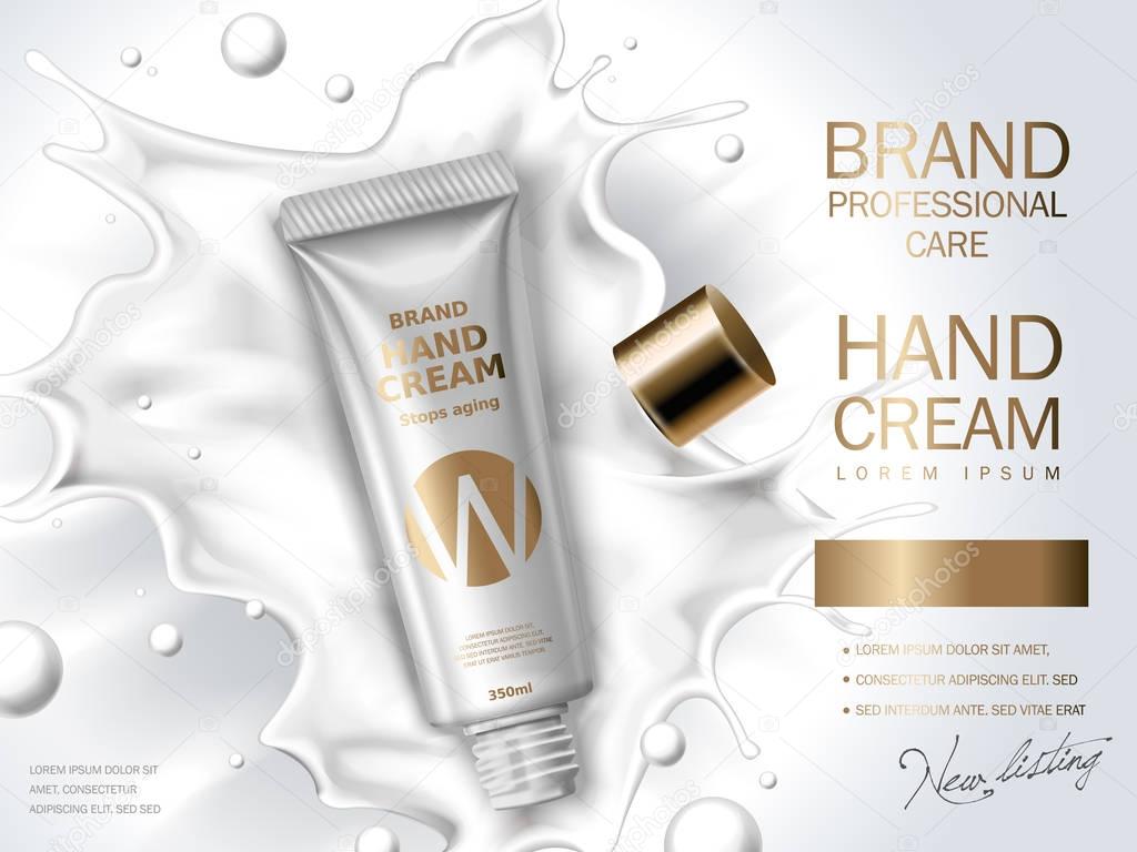 hand cream ad