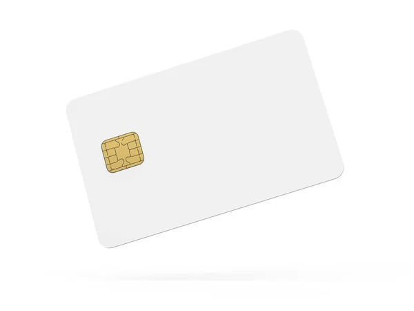 Blank credit card template — Stock Photo, Image