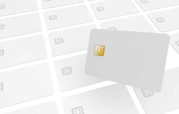 Carte di credito ripetute — Foto Stock