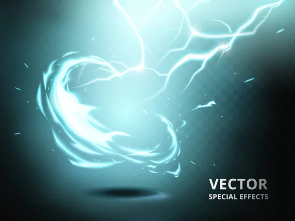 Electricity current special effect — Stock Vector