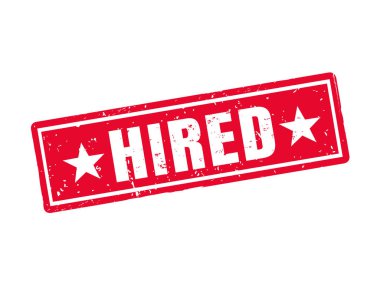 kırmızı pul tarzında, beyaz arka plan işe