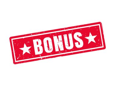 kırmızı pul stil, beyaz arka plan bonus