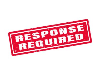 kırmızı pul tarzında, beyaz arka plan gerekli yanıt