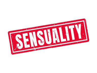 duygusallık kırmızı pul stil, beyaz arka planda