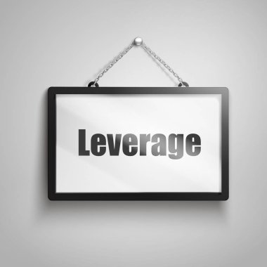 metin işareti, 3d illüstrasyon izole gri arka plan asılı üzerinde kaldıraç