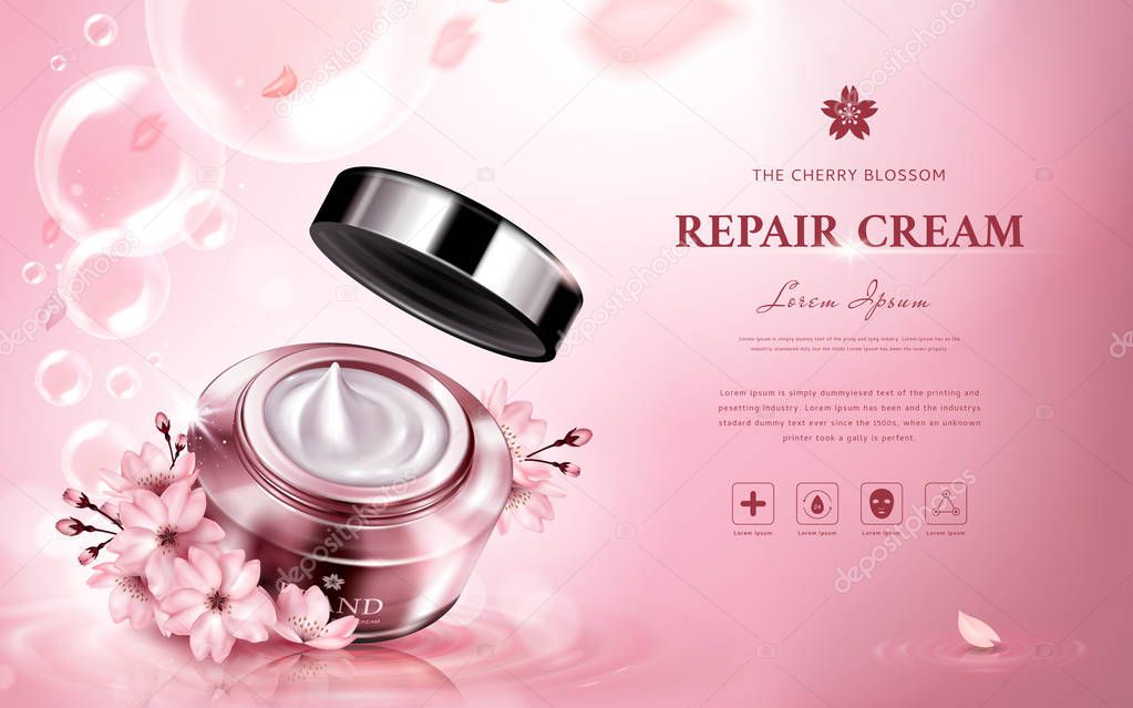 cherry blossom repair cream