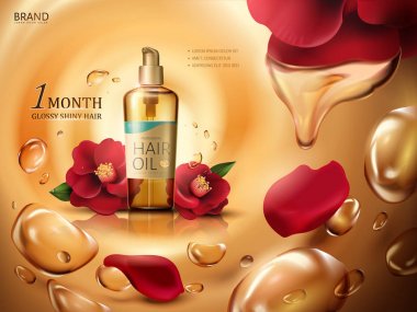 kamelya saç yağ reklam