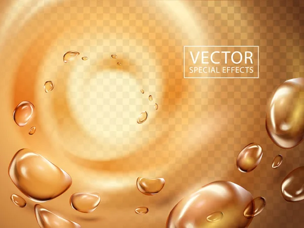 Elementos de gota de agua — Vector de stock