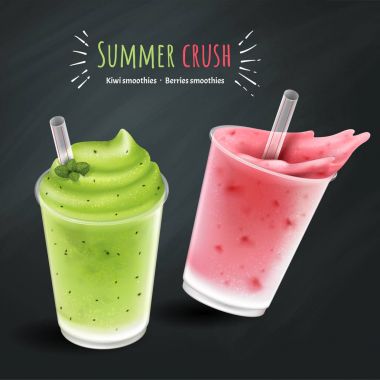Meyve smoothies mockup