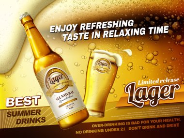 Lager bira reklamları yenileniyor