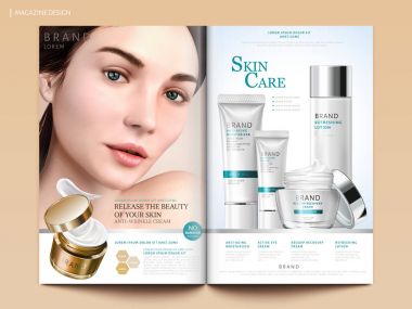 Cilt Bakımı dergi tasarım