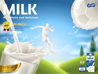 Enerjik süt reklamlar