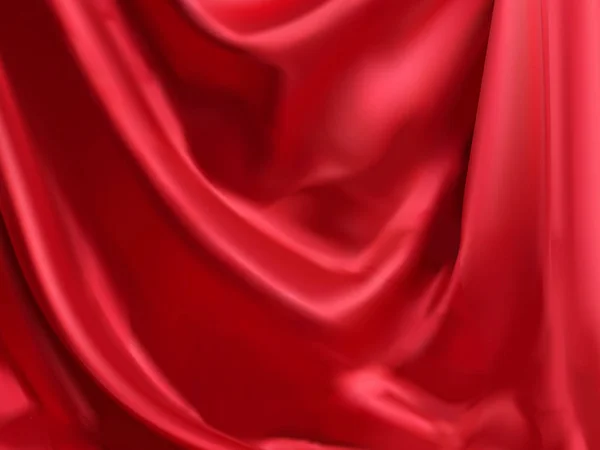 Fond satin rouge classique — Image vectorielle