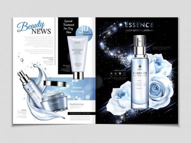 Kozmetik dergisi şablonu