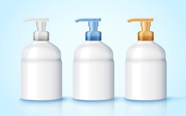 El yıkama makinesi şişe mockup