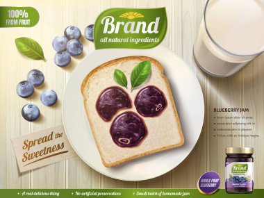 Böğürtlenli reçel reklamlar