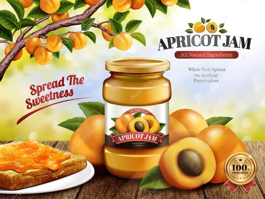 Apricot Jam ads