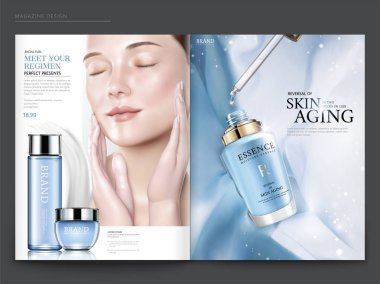 Kozmetik dergisi şablonu