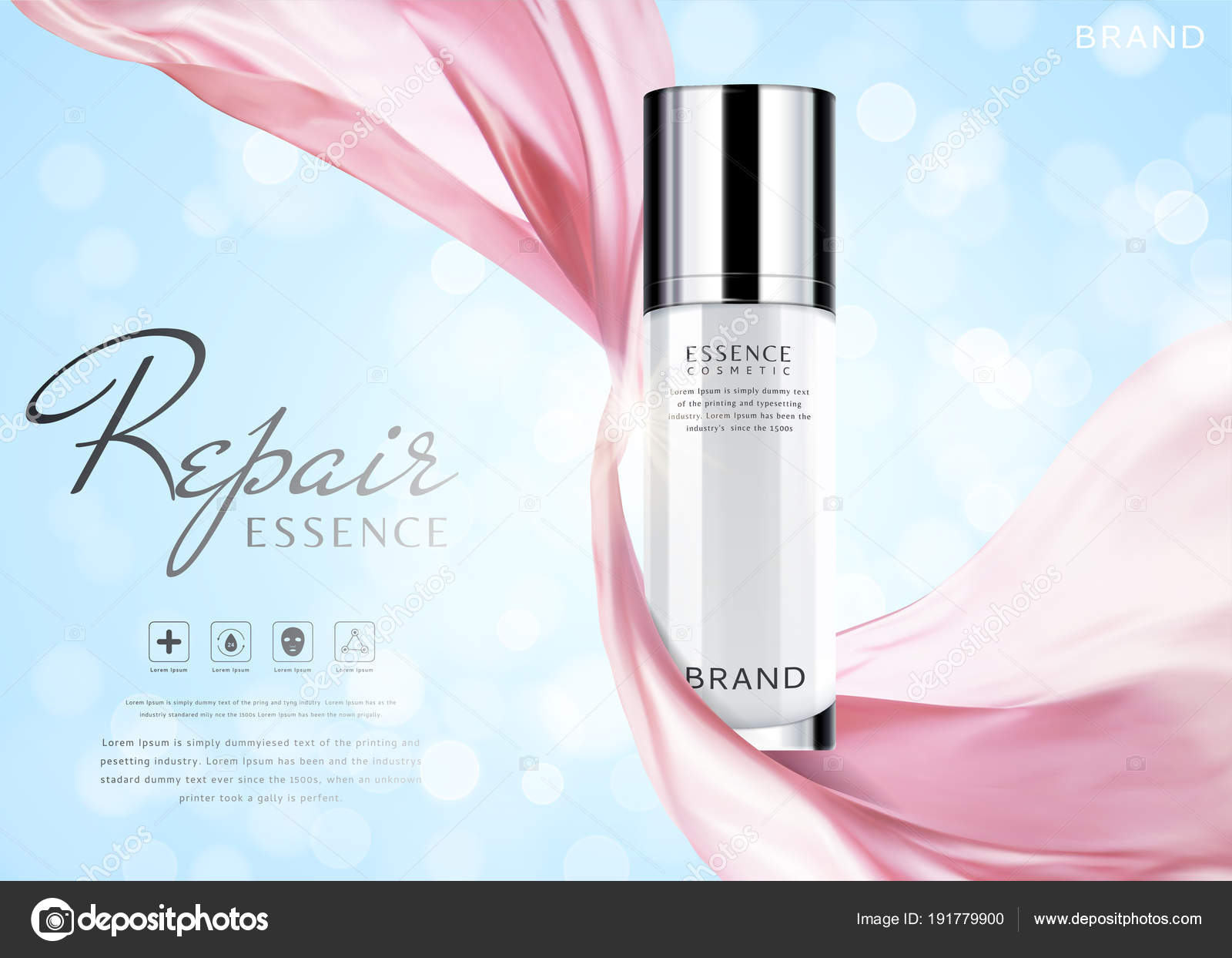 Elegant essence ads — Stock Vector © HstrongART #191779900