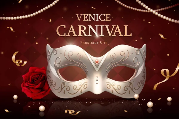 Karneval in Venedig — Stockvektor