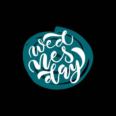 Çarşamba el yazı çekilmiş.