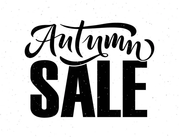 Tipografia de letras Autumn SALE . — Vetor de Stock
