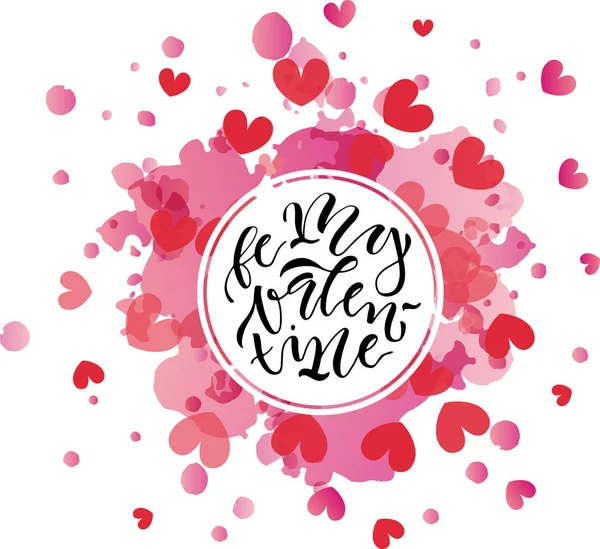 Valentine logo esquissé à la main — Image vectorielle
