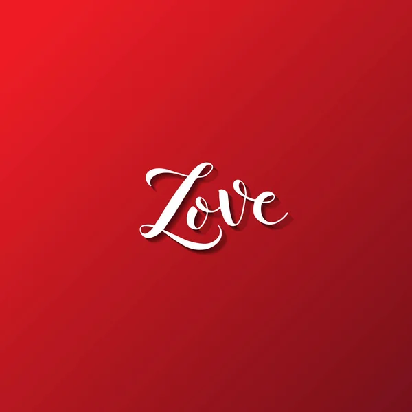 Esquissé à la main Love comme logotype, badge / icône typographie pour Valent — Image vectorielle