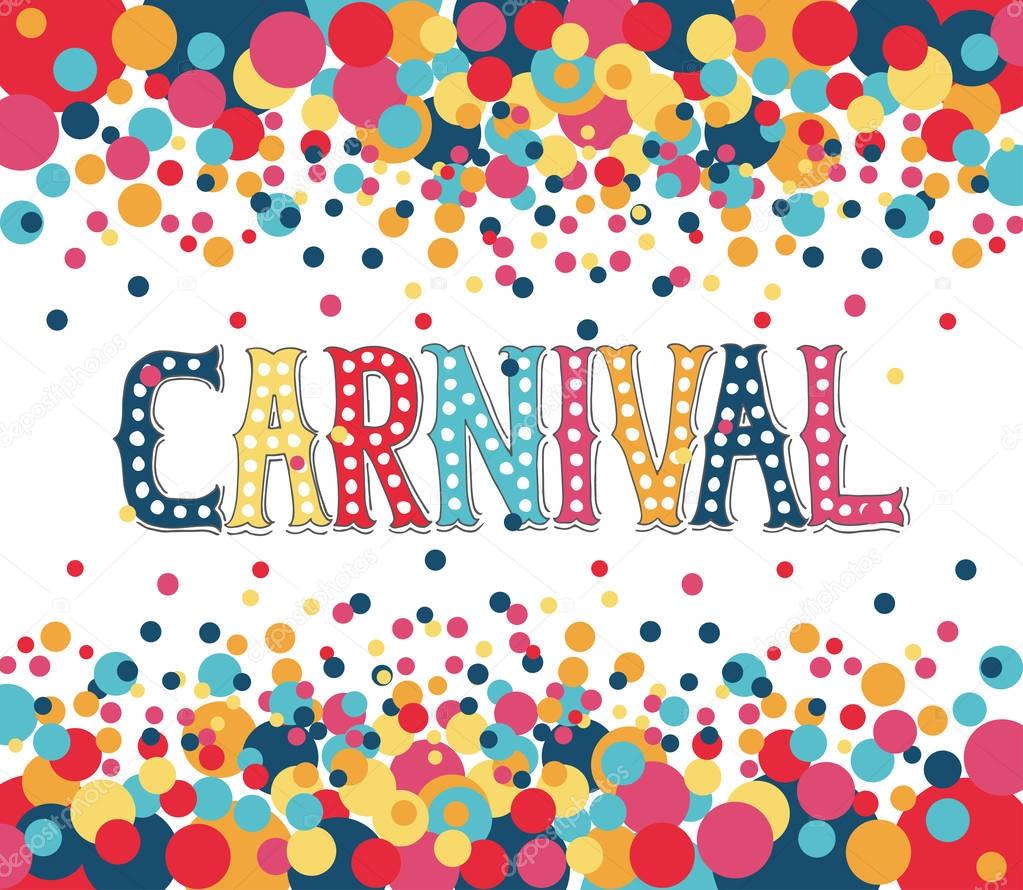 Hand drawn Carnival Fair logotype