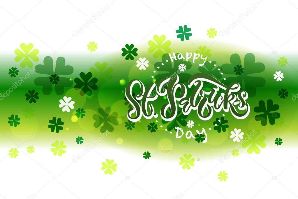 St.Patrick's Day lettering design