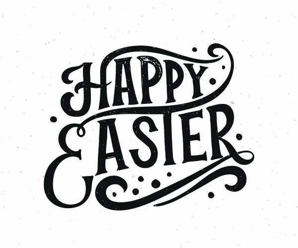 Easter postcard, banner template — Stock Vector