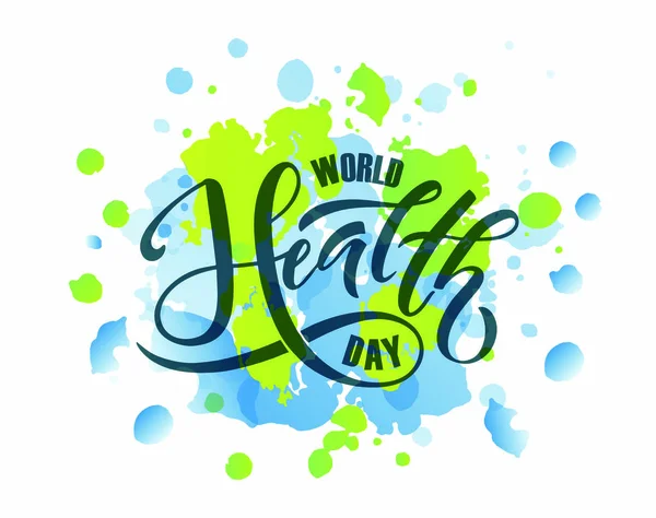 Koncept Světového dne zdraví — Stockový vektor
