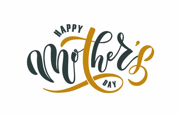 Tarjeta de felicitación Feliz Día de las Madres — Vector de stock