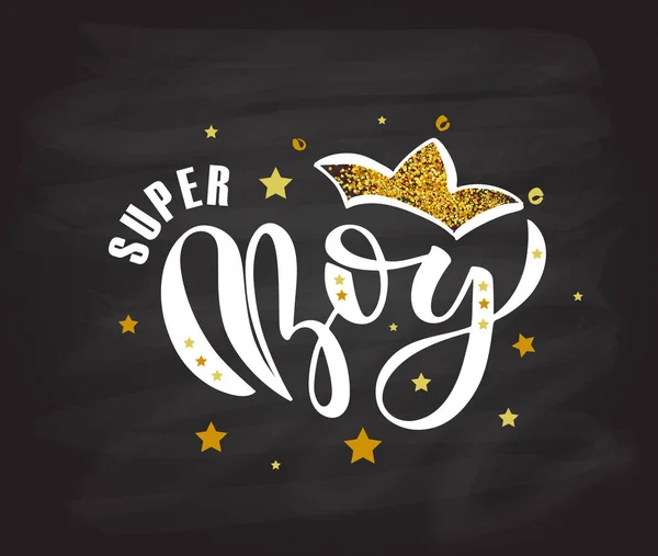 Super Boy texte — Image vectorielle