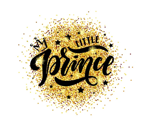 Cartaz tipográfico do pequeno príncipe —  Vetores de Stock