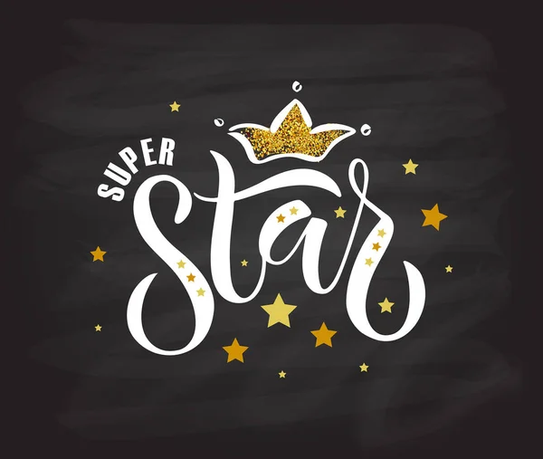 Super Star text banner template