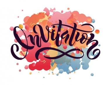 kabataslak davet yazı tipografi.