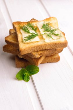 Lezzetli tost ile Kahvaltı