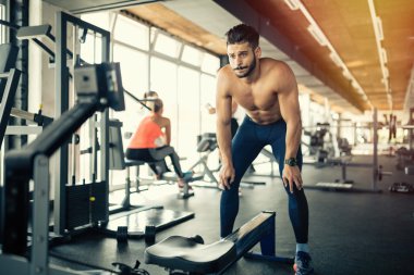 Çalışma dışarı çok yorgun atlet