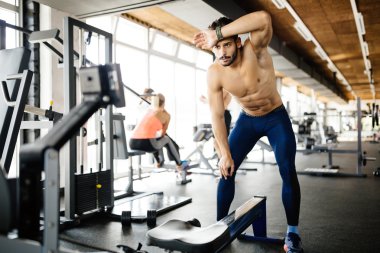 Çalışma dışarı çok yorgun atlet